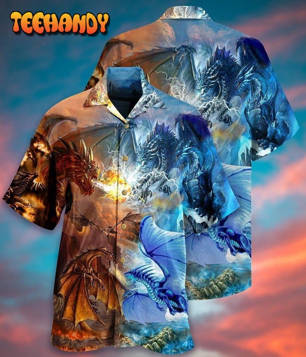 Dragon Combat Dragon Amazing Hawaiian Shirt