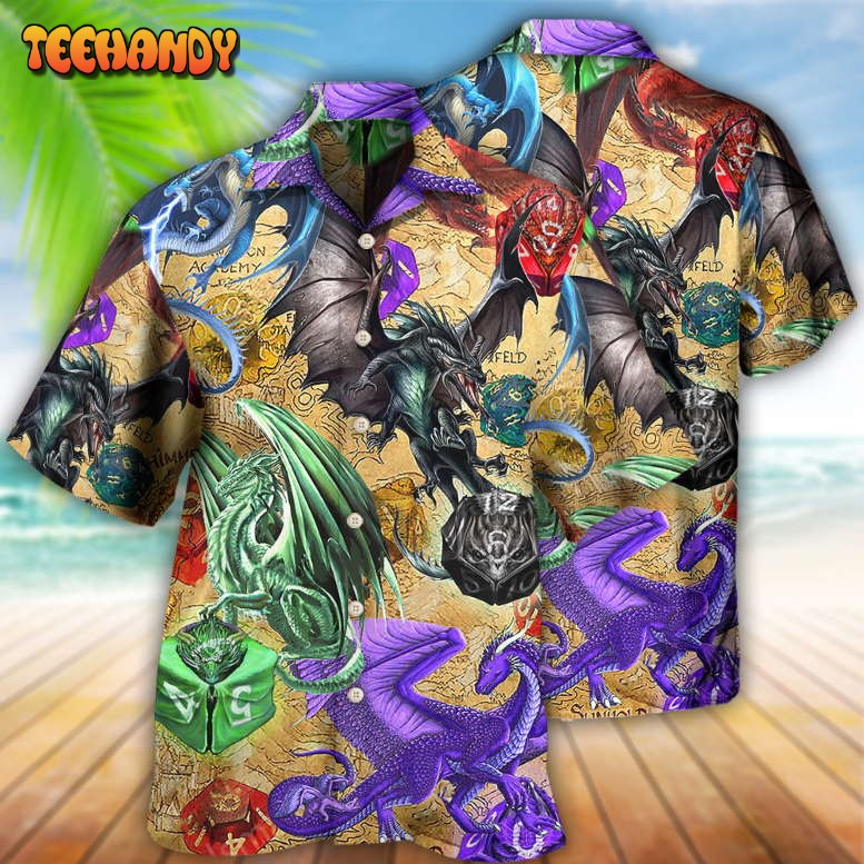 Dragon D20 Love Life Amazing Style Hawaiian Shirt