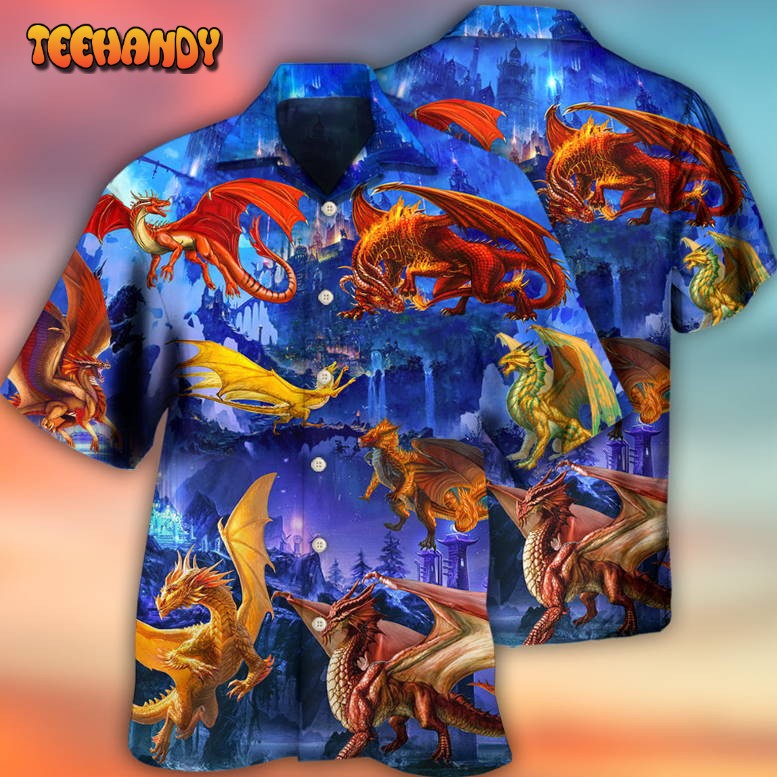 Dragon Fantasy Style Hawaiian Shirt