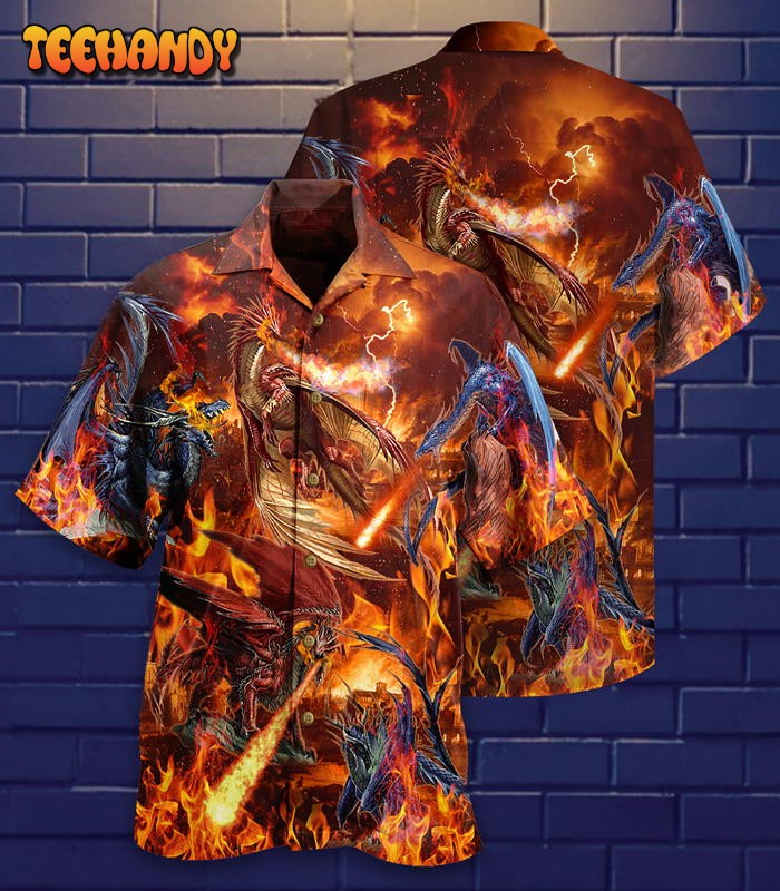 Dragon Fire Combat Amazing Hawaiian Shirt