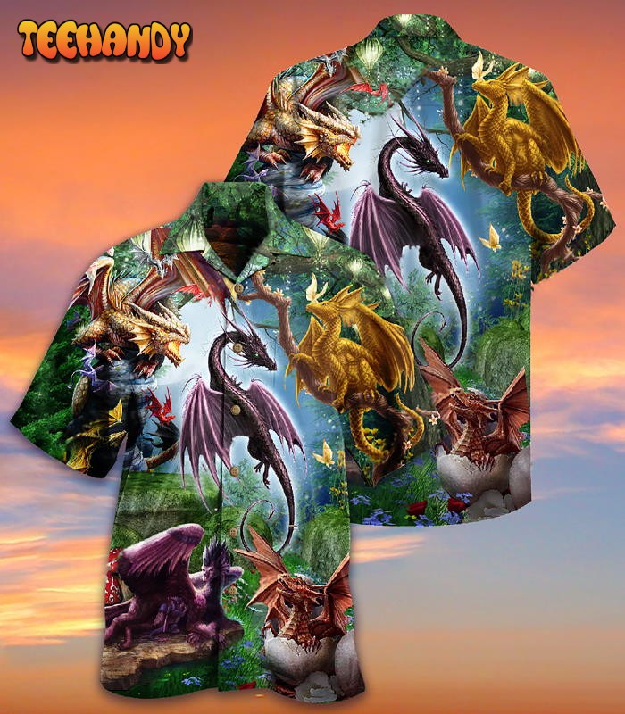 Dragon Fly Love Life Love Sky Hawaiian Shirt