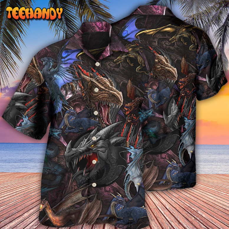 Dragon In A Mystery World Hawaiian Shirt