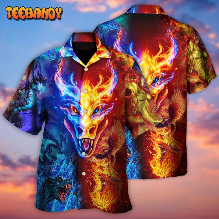 Dragon Love Life Amazing Style Hawaiian Shirt