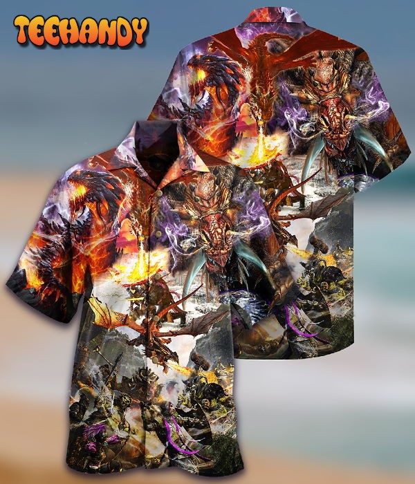 Dragon Love Life Combat Amazing Hawaiian Shirt