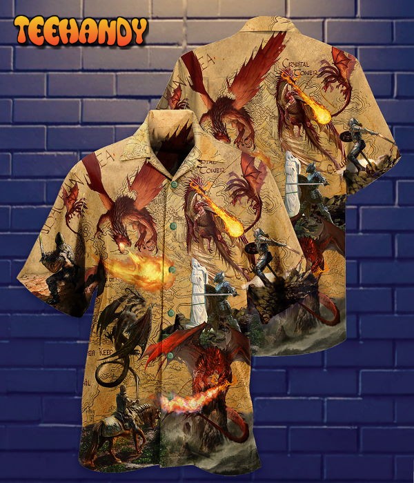 Dragon Love Life Fighting The Knights Hawaiian Shirt