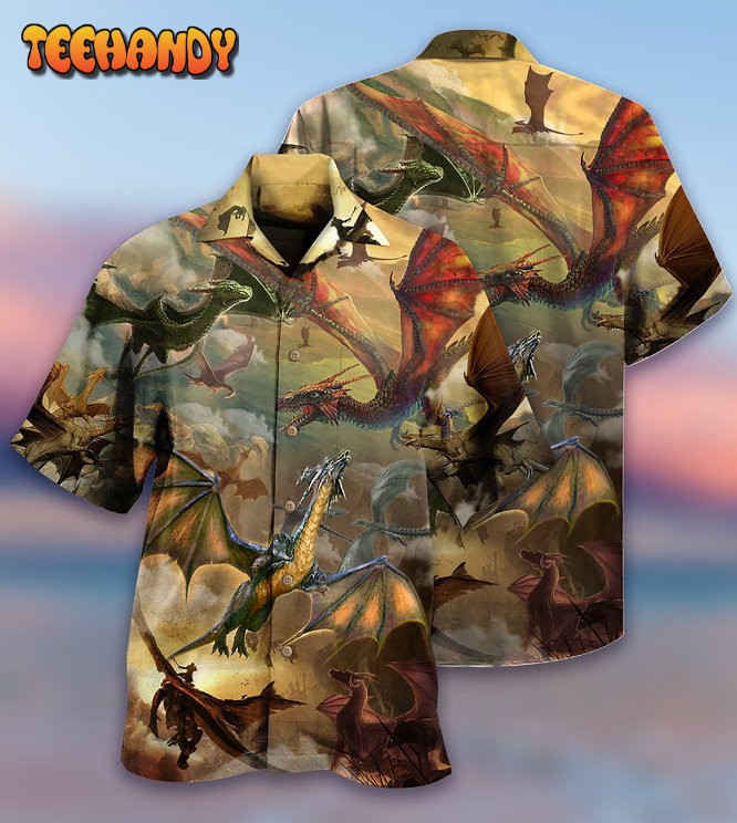 Dragon Love Life Fly To The Sky Amazing Hawaiian Shirt