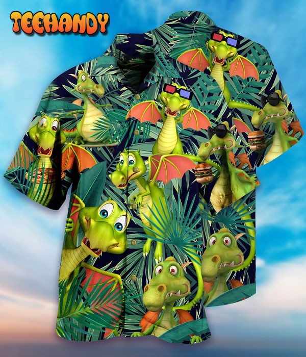 Dragon Love Summer So Funny Hawaiian Shirt