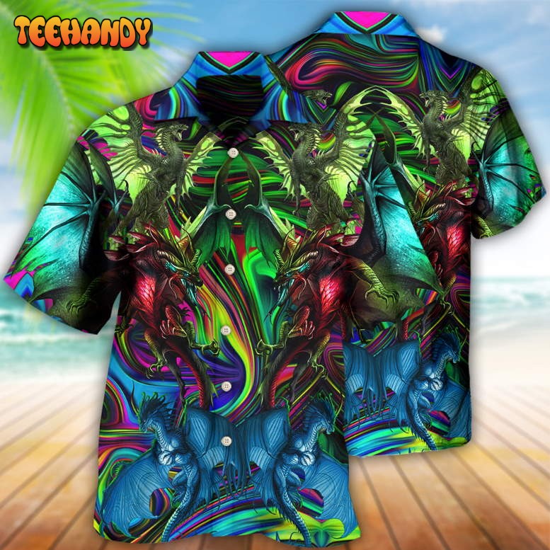 Dragon Lover Colorful Style Hawaiian Shirt