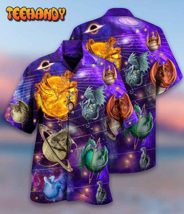 Dragon Planet Love Life In To The Galaxy Hawaiian Shirt