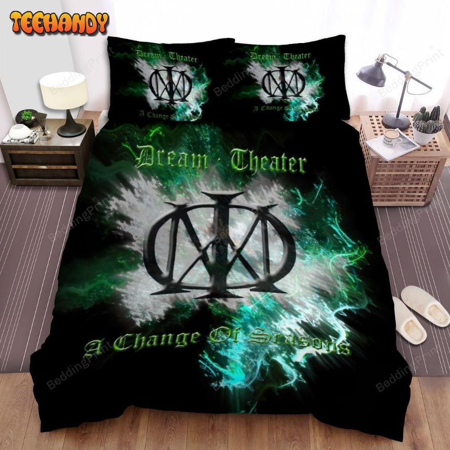 Dream Theater A Change Of Seasons Logo Art Wallpaper Duvet Cover Bedding Sets