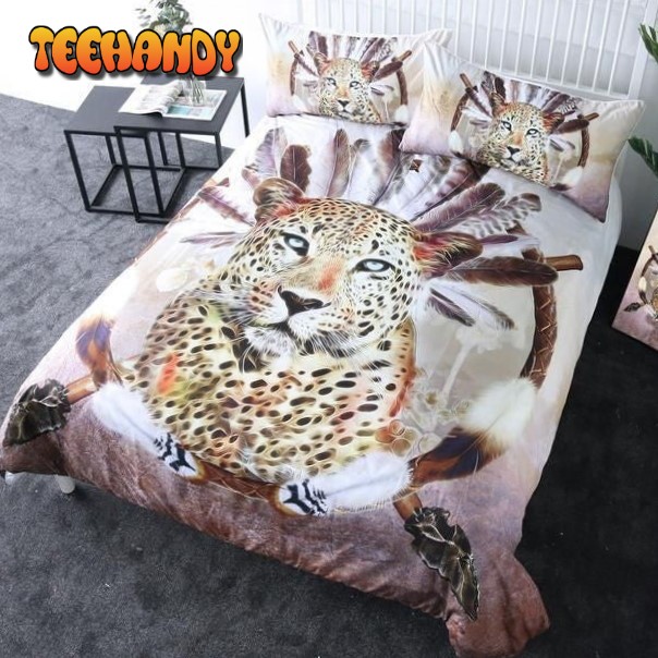 Dreamcatcher Leopard Bed Sheets Duvet Cover Bedding Sets