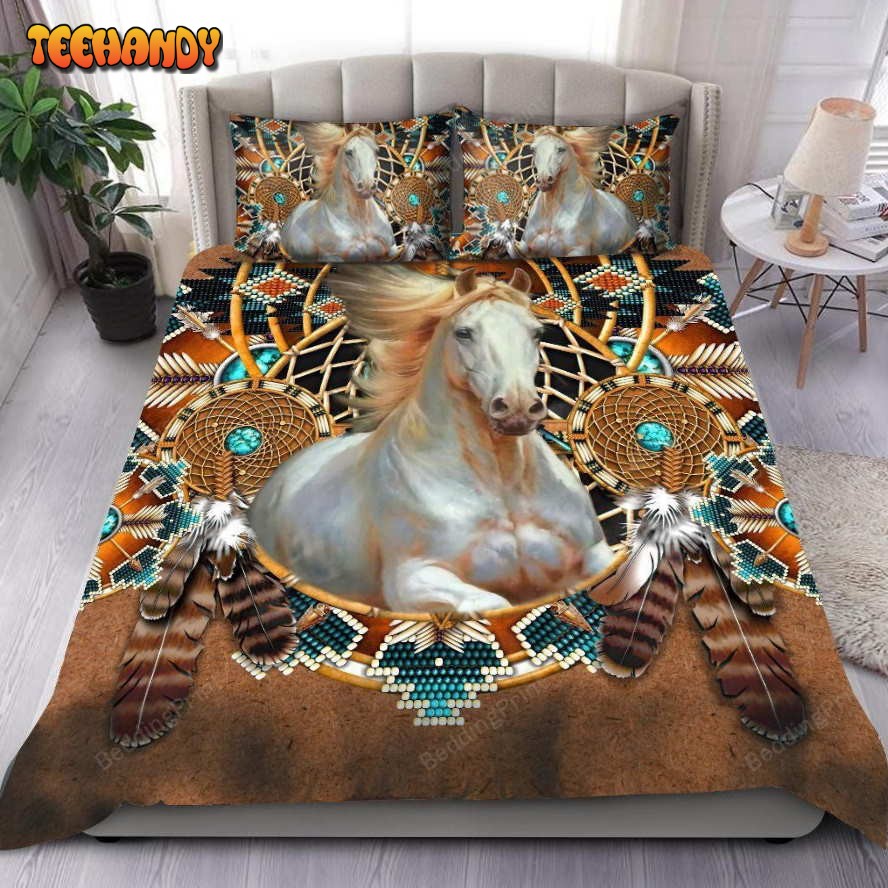 Dreamcatcher Native American Horses Bed Sheets Duvet Cover Bedding Sets