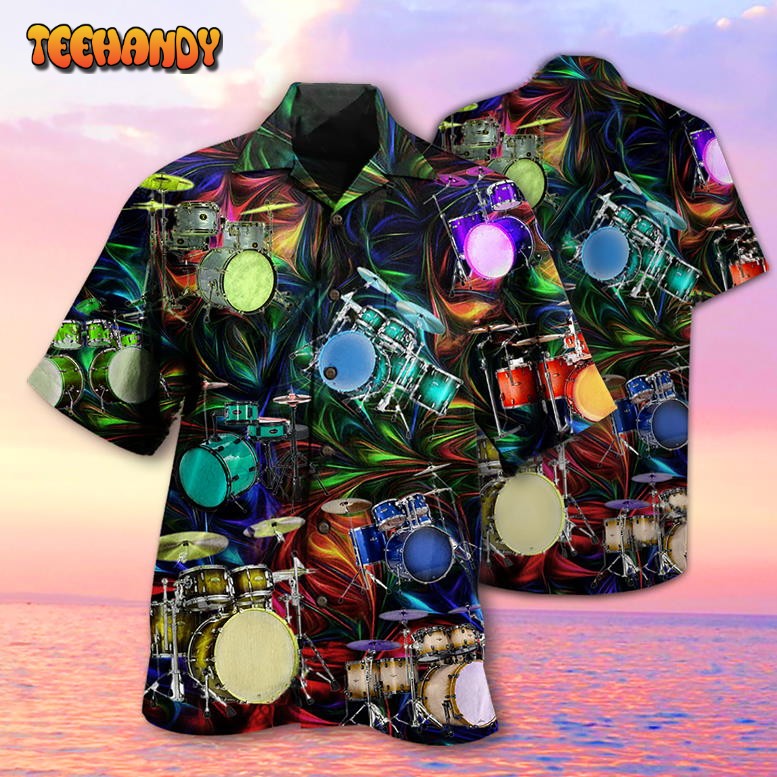 Drum Amazing Music Lover Drum Hawaiian Shirt