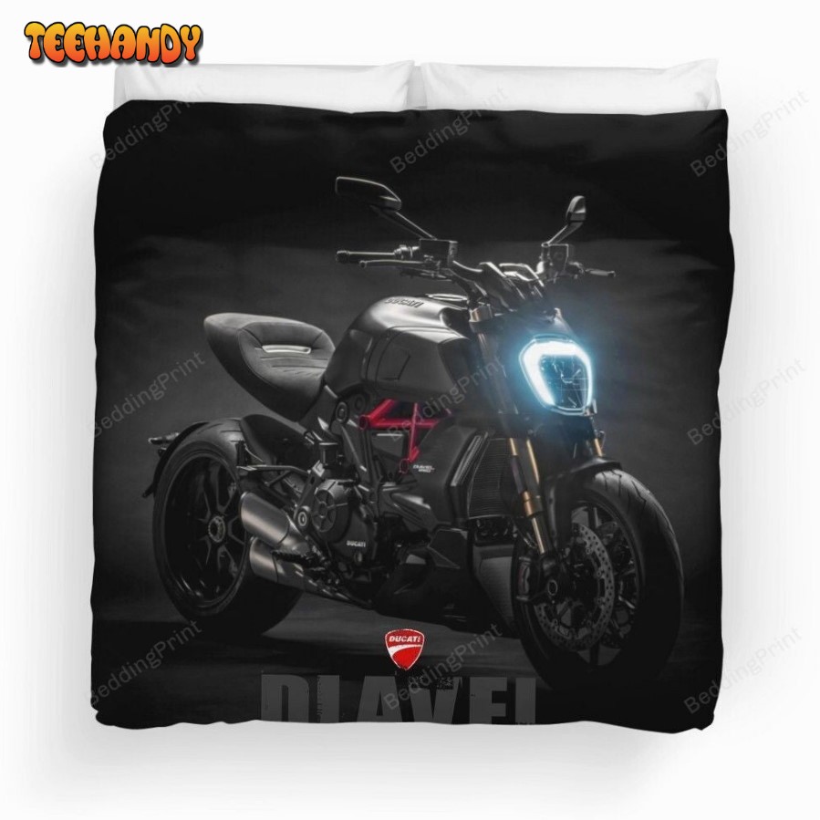 Ducati Diavel 1260 Motorcycle Biker Italy Duvet Cover Bedding Set