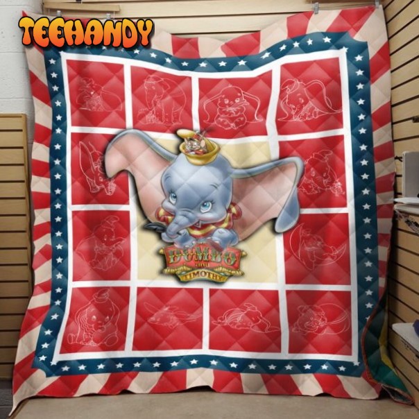 Dumbo Film 3D Customized Quilt Blanket