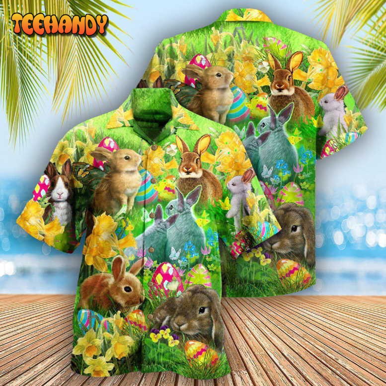 Easter Bunnie Easter Happy Bunnie Hawaiian Shirt