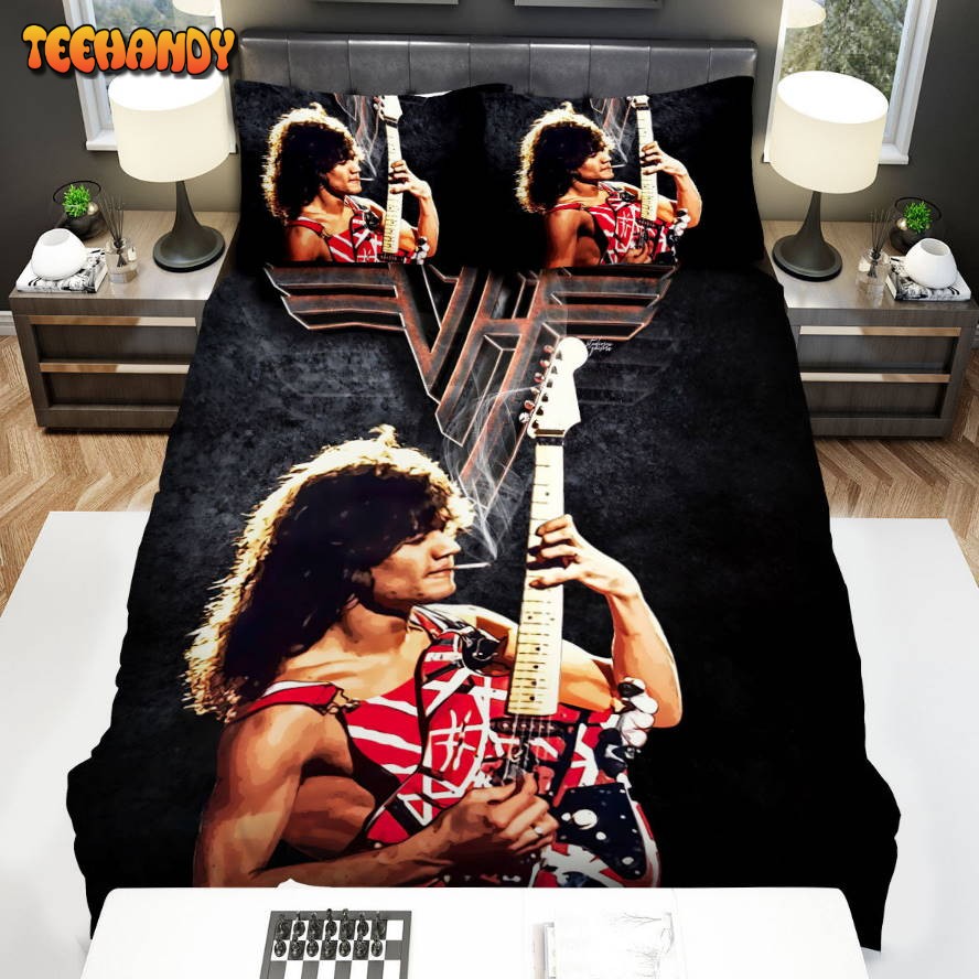 Eddie Art Van Halen Bed Sheets Spread Duvet Cover Bedding Sets