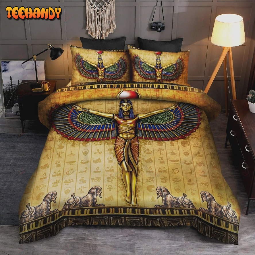 Egyptian Goddess Isis Bed Sheets Duvet Cover Bedding Sets