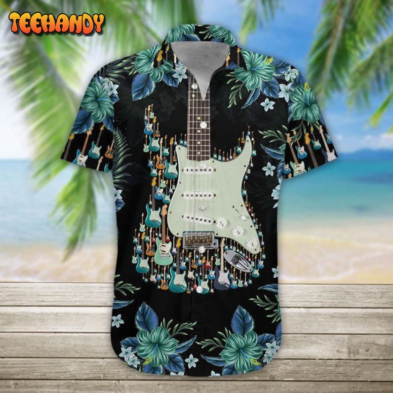 Electric Guitar Unisex Hawaiian Shirt