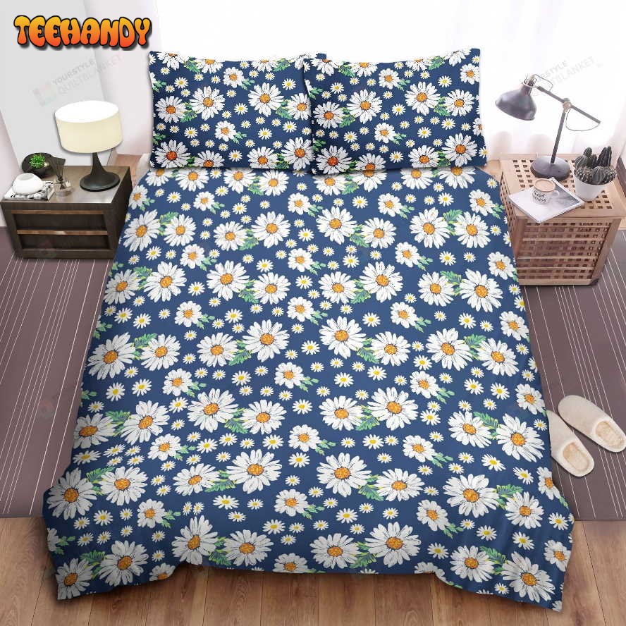 Elegant Daisy Floral Duvet Cover Bedding Sets