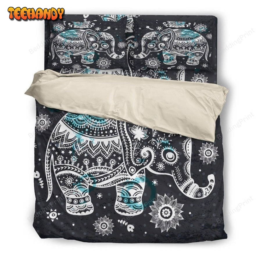 Elephant Bedding Set Duvet Cover and Pillow Cases