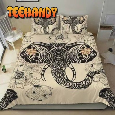 Elephant Floral Bed Sheets Duvet Cover Bedding Sets