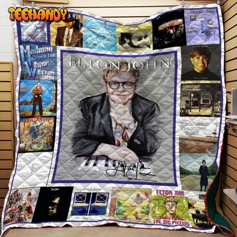 Elton 3D Customized Quilt Blanket