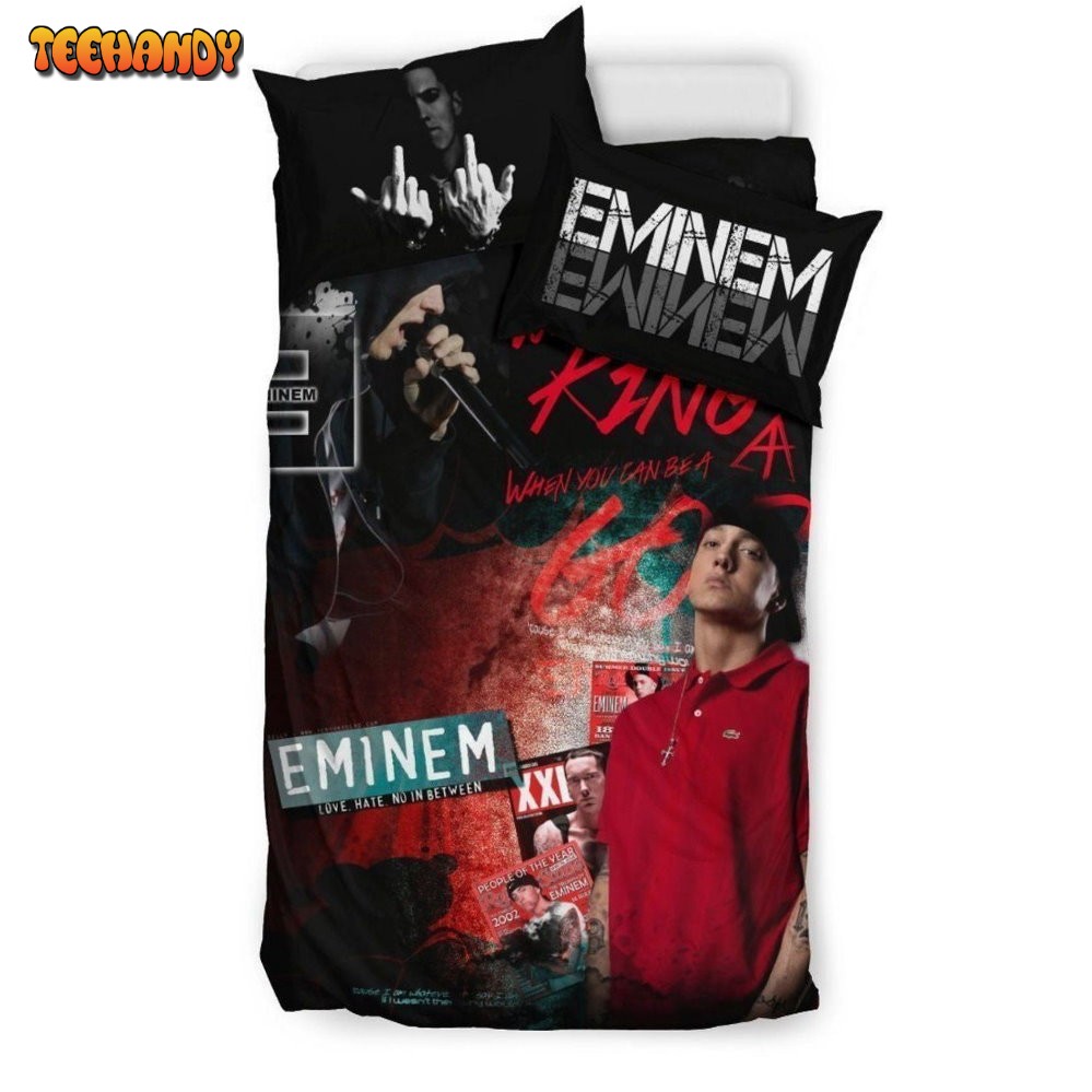 Eminem Bedding Set 1 Duvet Cover and Pillow Cases