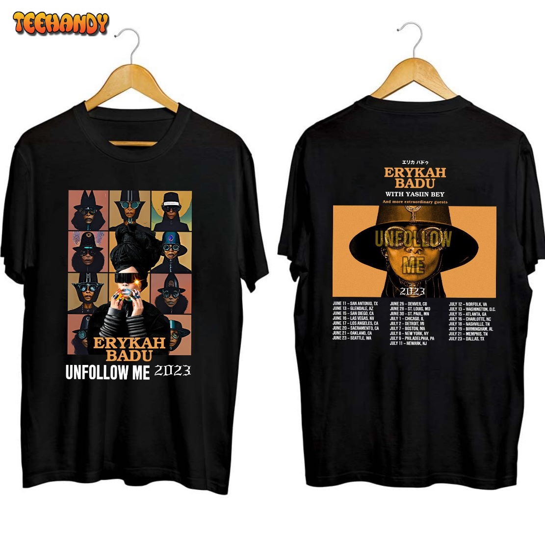 Erykah Badu Unfollow me Tour 2023 Shirt, Erykah Badu Fan Shirt