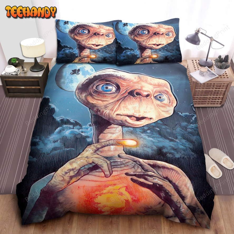 E.T. The Extra-Terrestrial Portrait Painting Duvet Cover Bedding Sets