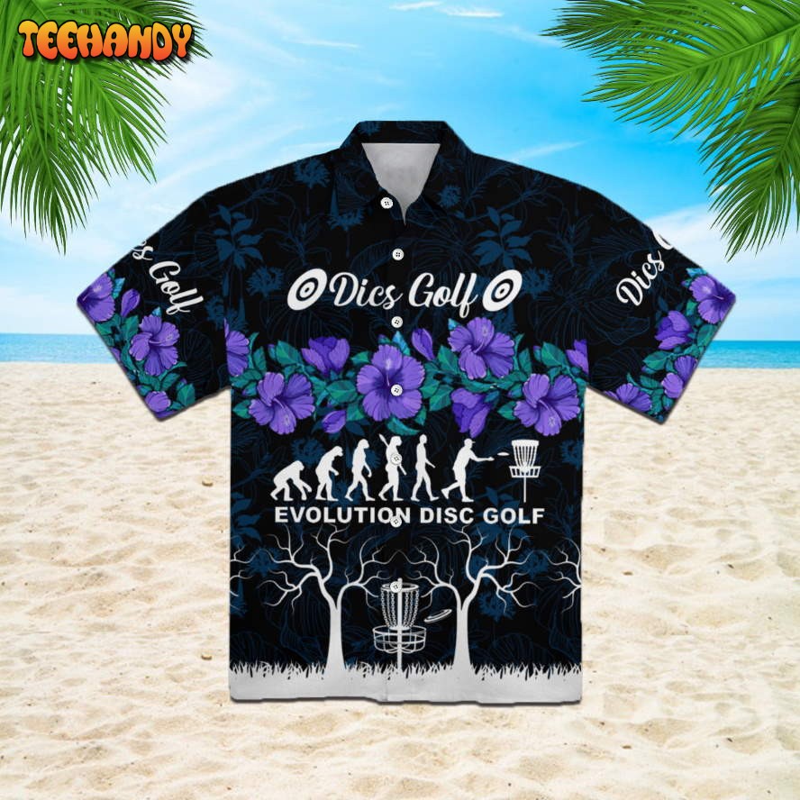 Evolution Disc Golf Hawaiian Shirt