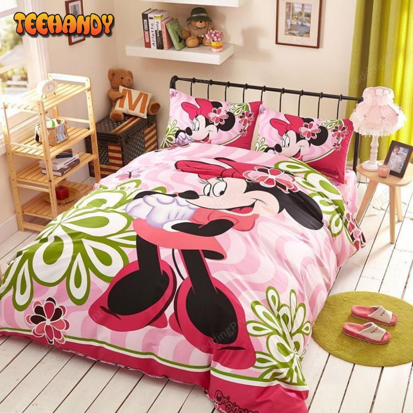 Fantastic Minnie Mouse Duvet Cover Bedding Set