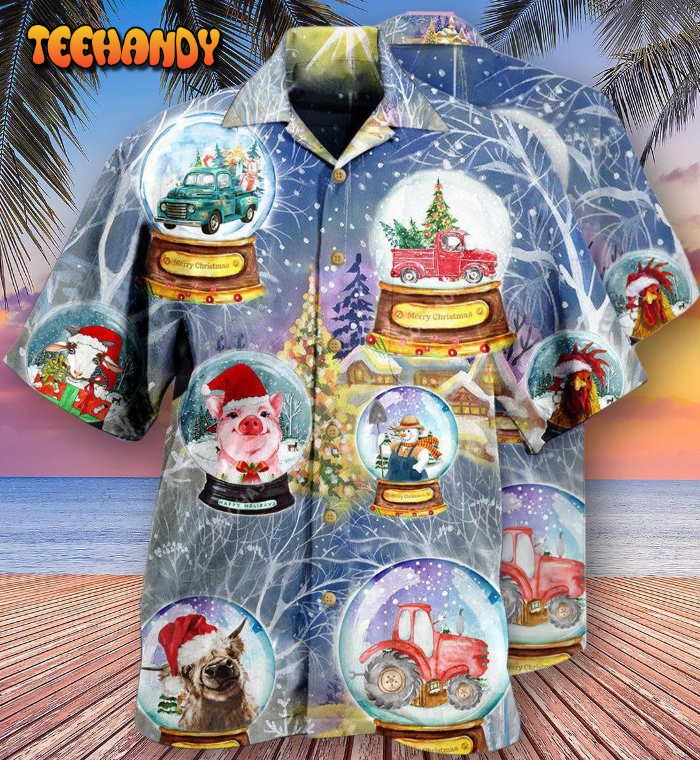 Farm Xmas Funny Global Hawaiian Shirt