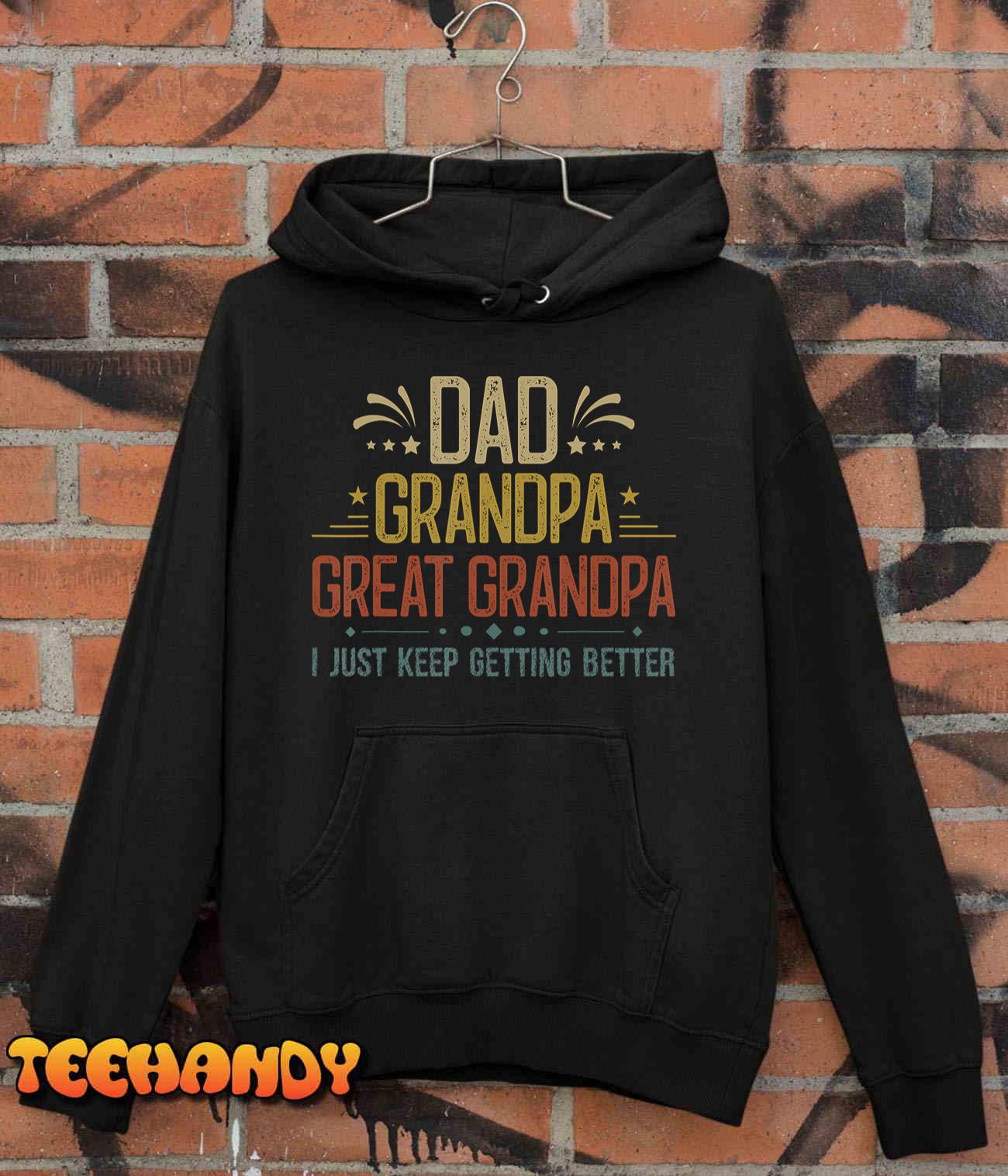 Fathers Day Gift from Grandkids Dad Grandpa Great Grandpa T-Shirt