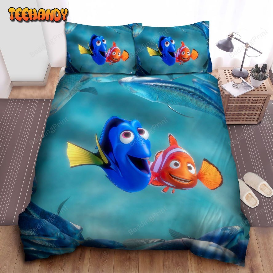 Finding Nemo Marlin And Dory Goodbye To Group Of Fish Bedding Sets