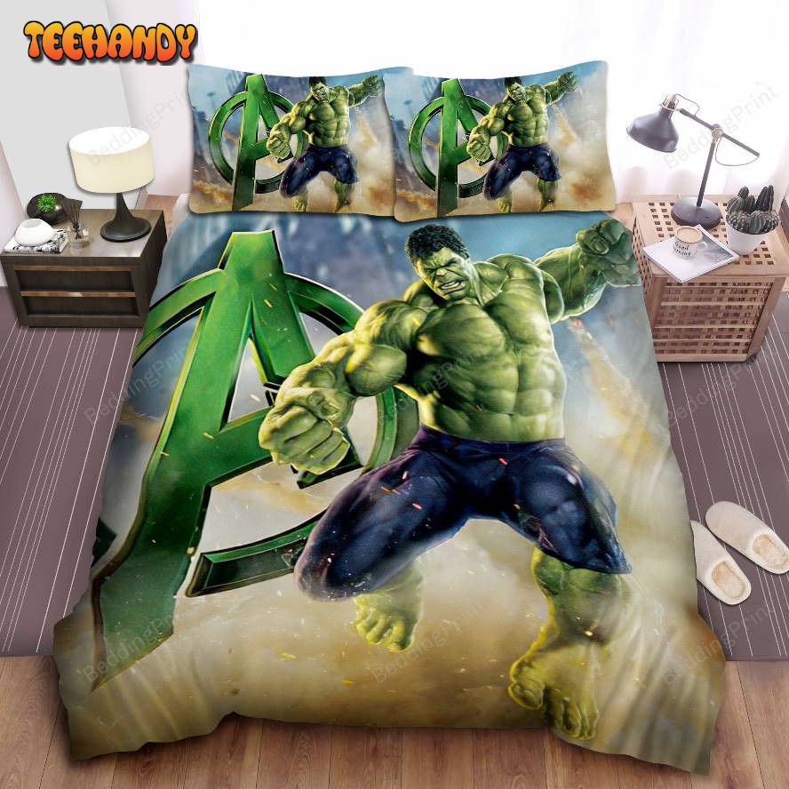 Flaming Hulk Bed Sheets Duvet Cover Bedding Sets