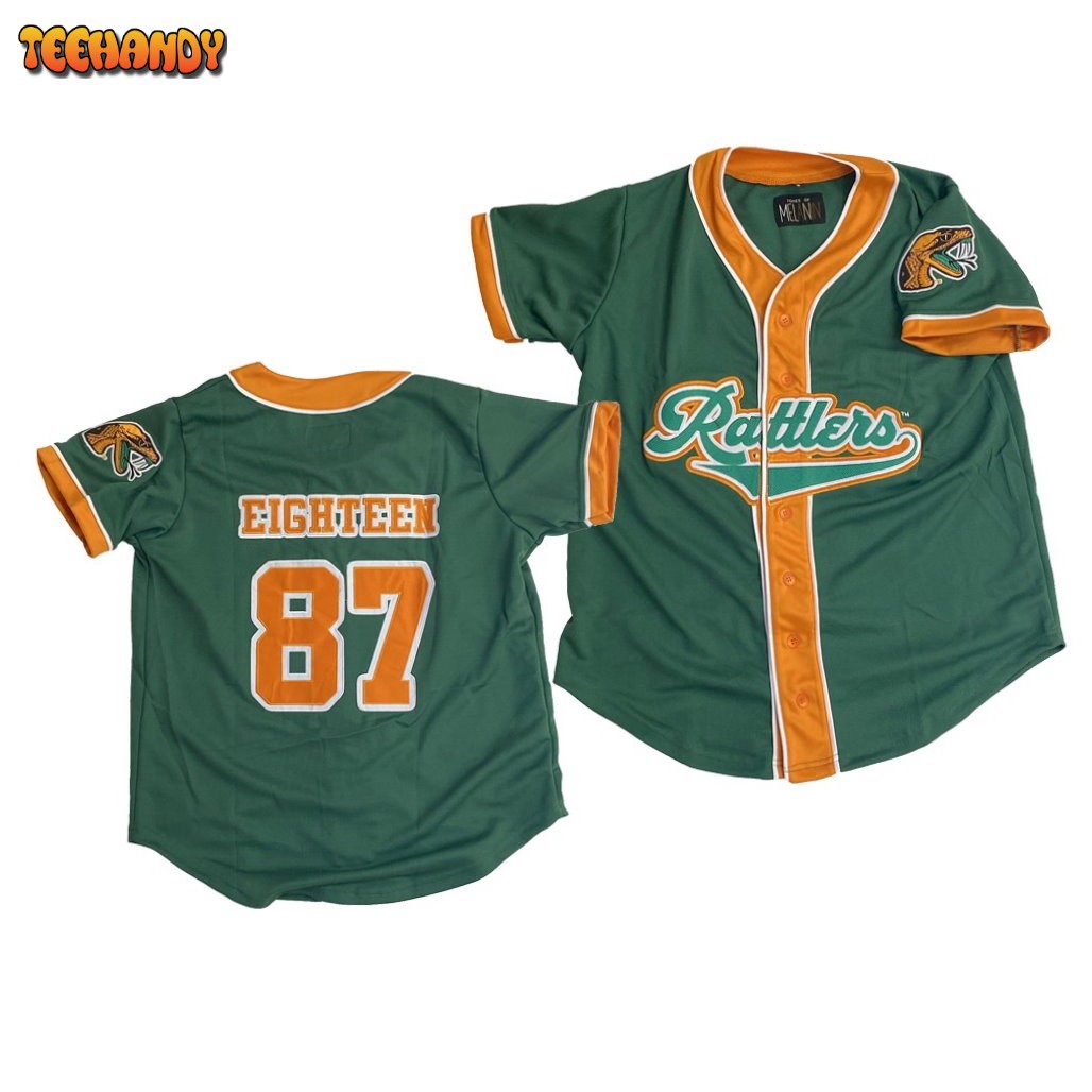 Florida A&ampM Rattlers College Baseball Green Tones of Melanin Jersey