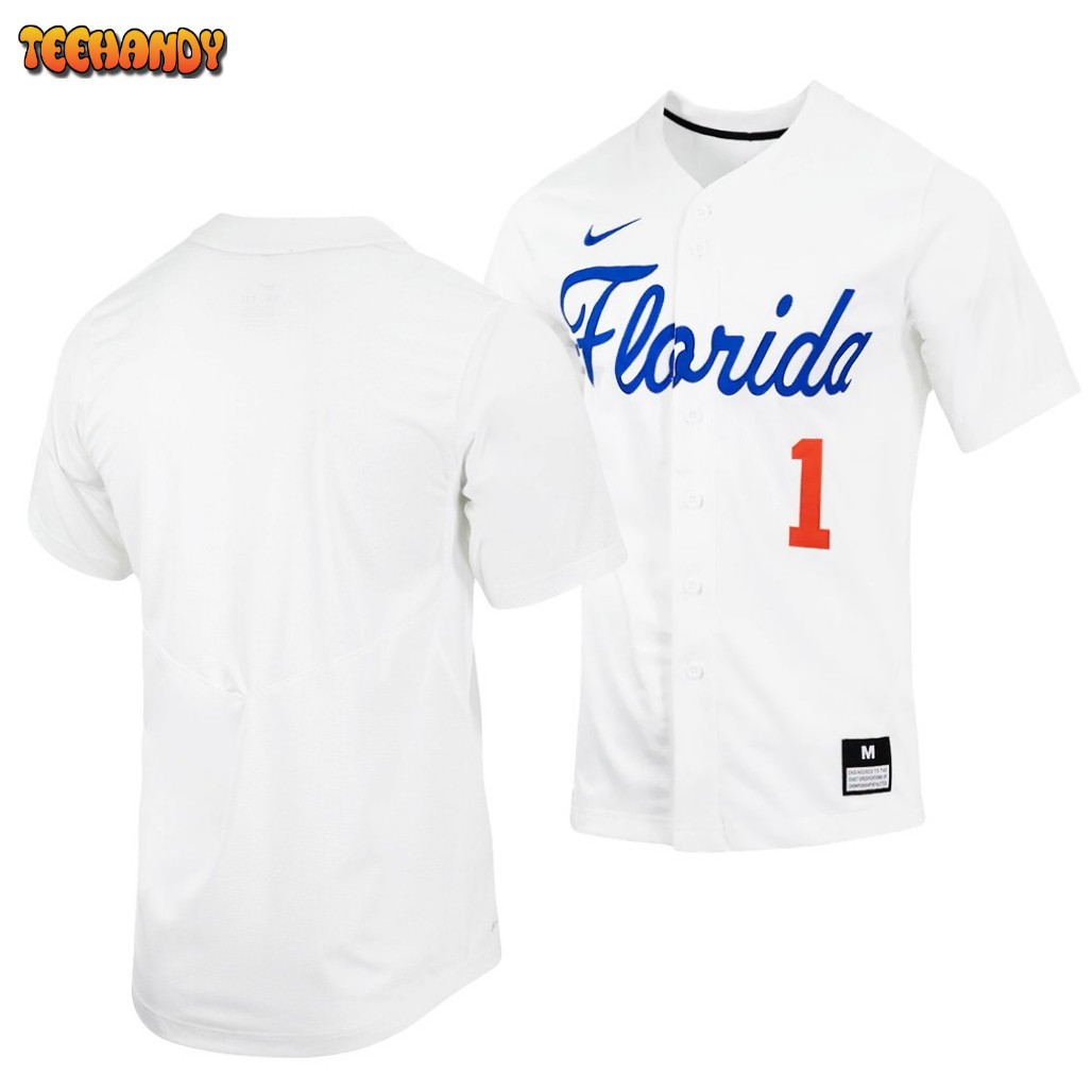 Florida Gators College Baseball White Replica Jersey