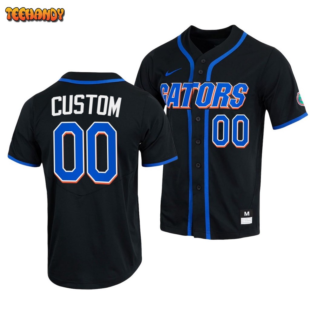 Florida Gators Custom College Baseball Jersey Black