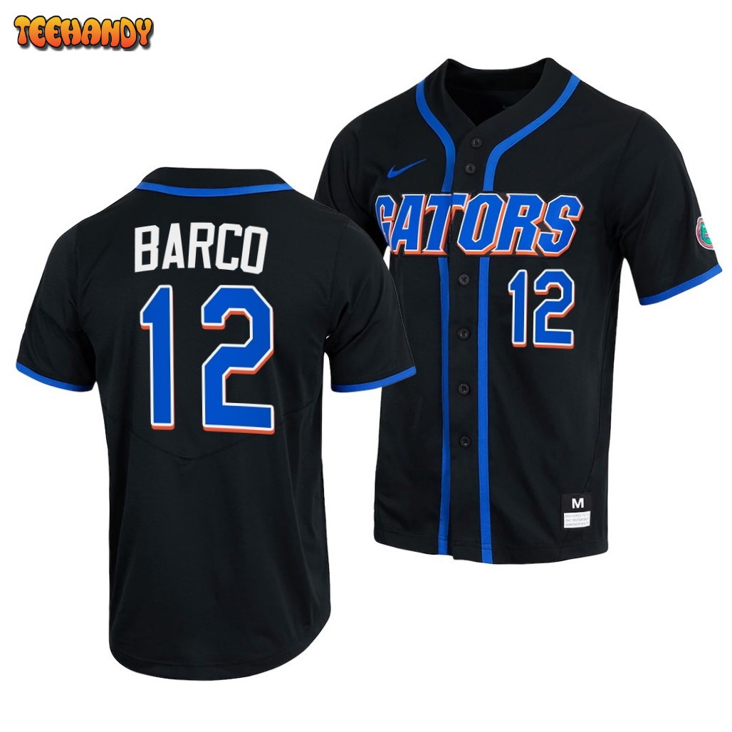 Florida Gators Hunter Barco College Baseball Jersey Black