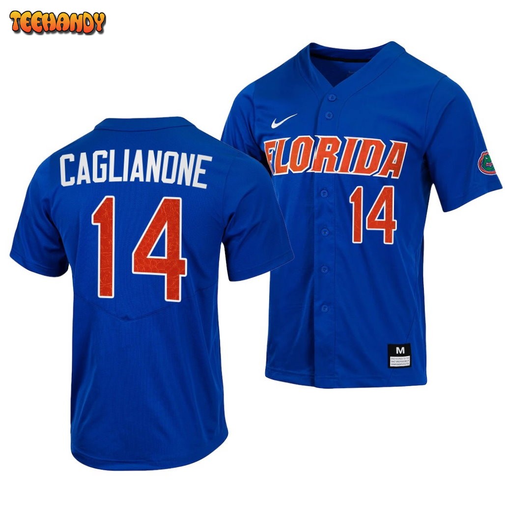 Florida Gators Jac Caglianone College Baseball Jersey Royal