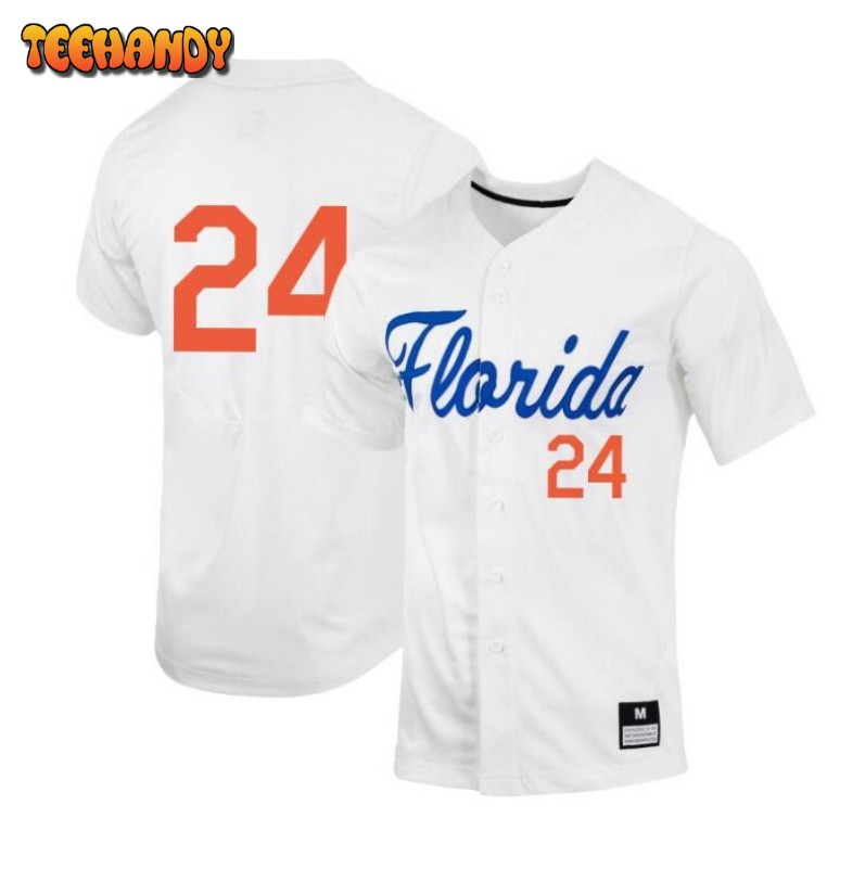 Florida Gators Josh Rivera White College Baseball Jersey