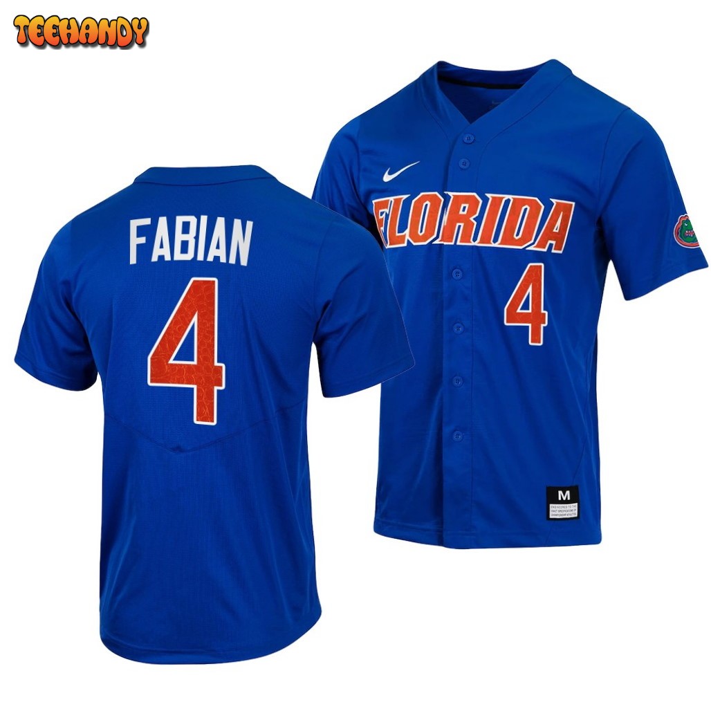 Florida Gators Jud Fabian College Baseball Jersey Royal