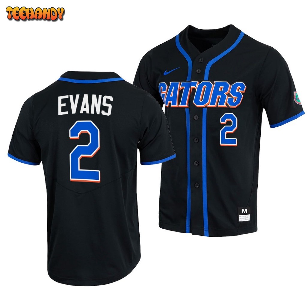 Florida Gators Ty Evans College Baseball Jersey Black