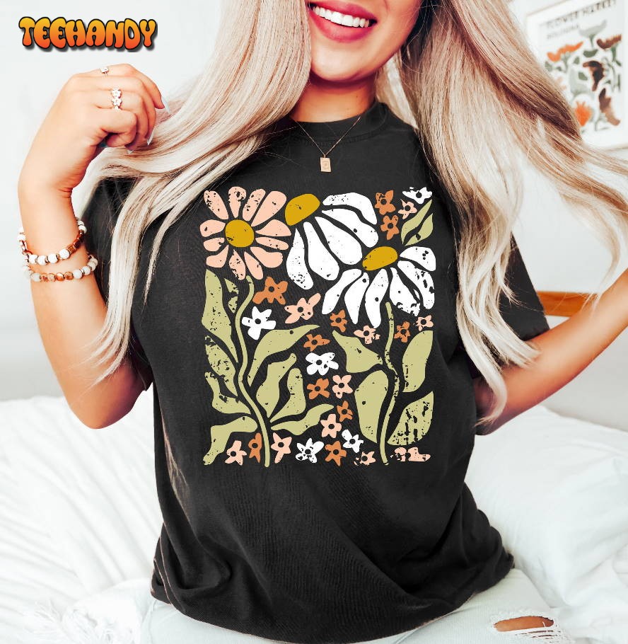 Flowers Boho Wildflowers Floral NatureUnisex T Shirt