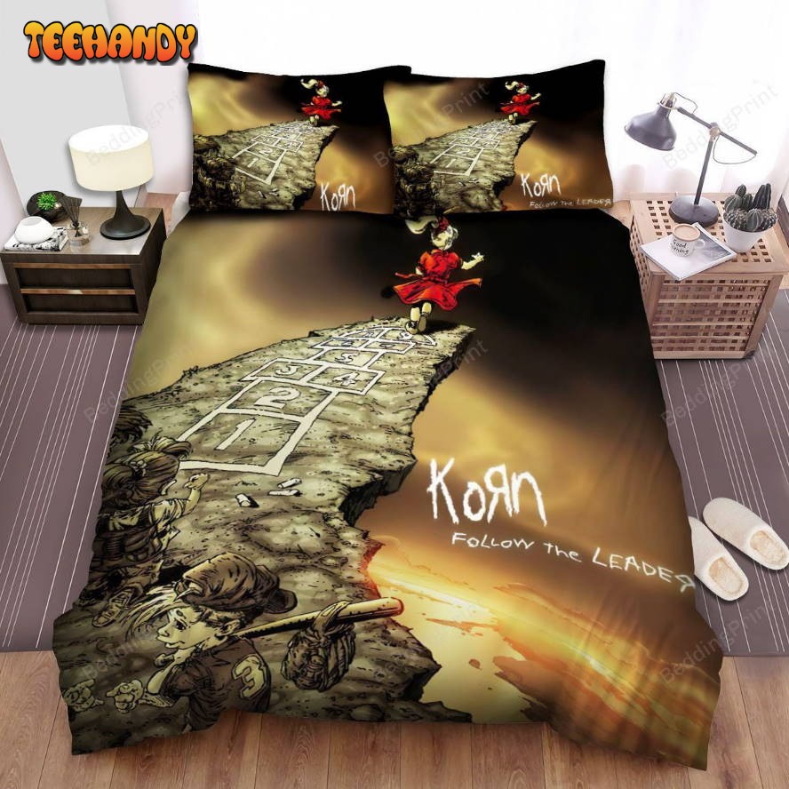 Follow The Leader Korn Issues Bed Sheets Duvet Cover Bedding Sets