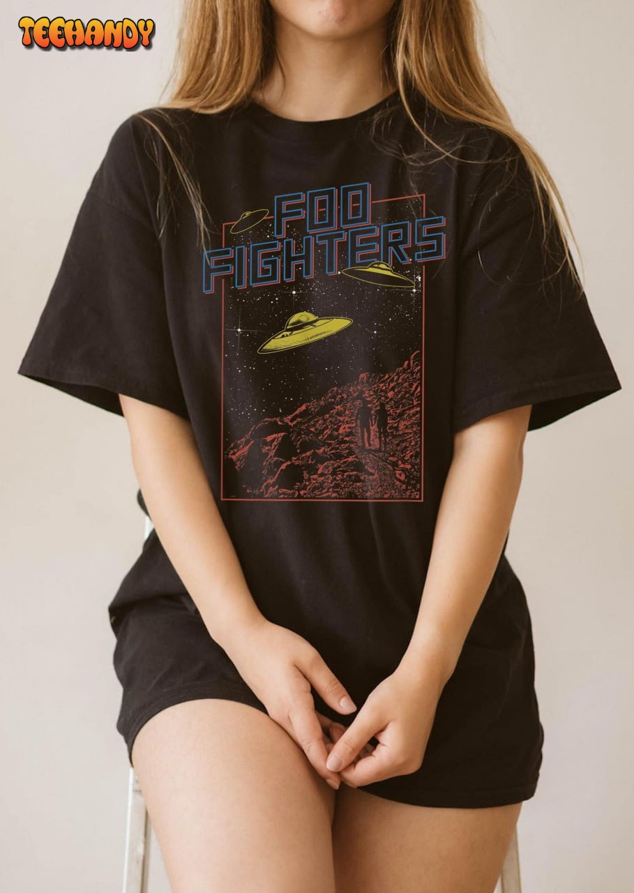 Foo Fighter Band UFO Unisex T Shirt