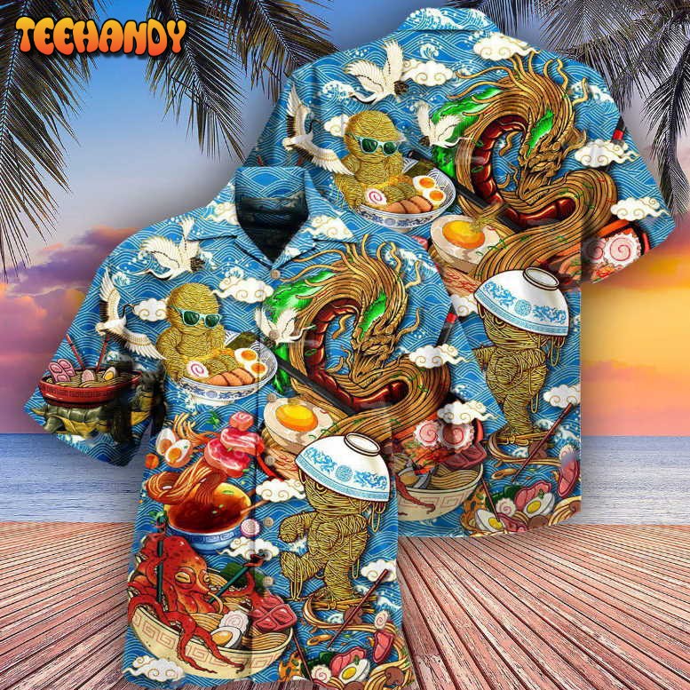 Food Ramen Fixes Everything Cool Hawaiian Shirt