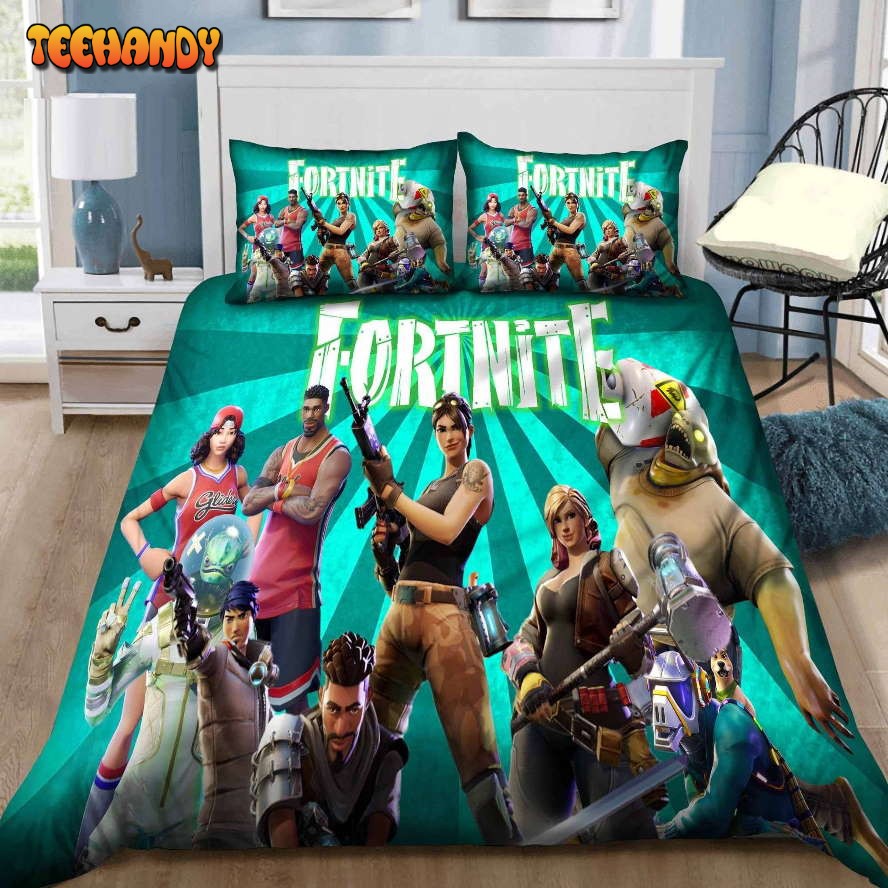 Fortnite Bedding Set Sleepy Duvet Cover &amp Pillow Cases