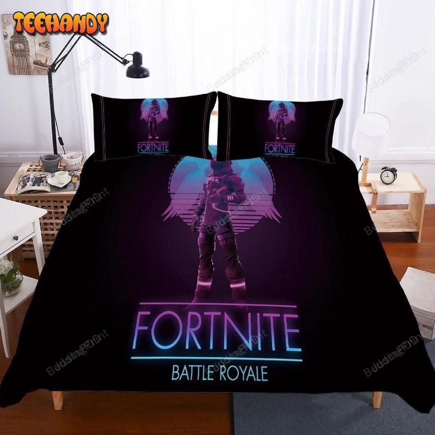 Fortnite Night Theme Digital Printing Household Items Blacks 3d Bedding Set